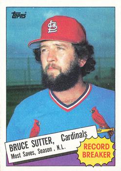 1985 Topps #9 Bruce Sutter Front