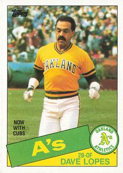 1985 Topps #12 Dave Lopes Front
