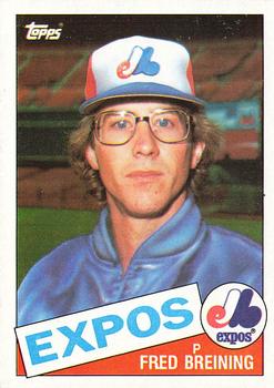 1985 Topps #36 Fred Breining Front