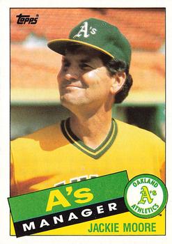 1985 Topps #38 Jackie Moore Front
