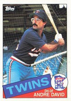 1985 Topps #43 Andre David Front
