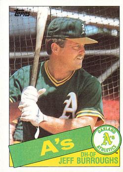 1985 Topps #91 Jeff Burroughs Front