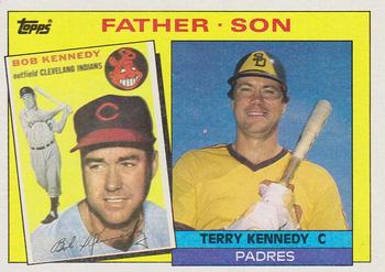 1985 Topps #135 Bob Kennedy / Terry Kennedy Front