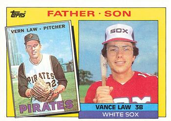 1985 Topps #137 Vern Law / Vance Law Front