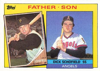 1985 Topps #138 Dick Schofield / Dick Schofield Front