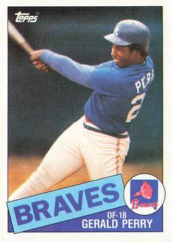 1985 Topps #219 Gerald Perry Front