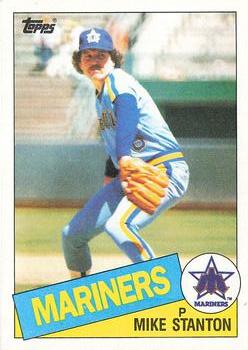 1985 Topps #256 Mike Stanton Front
