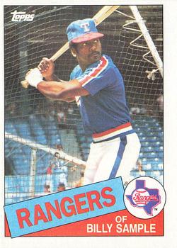 1985 Topps #337 Billy Sample Front