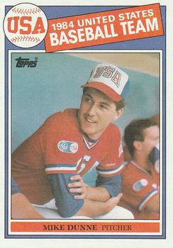 1985 Topps #395 Mike Dunne Front
