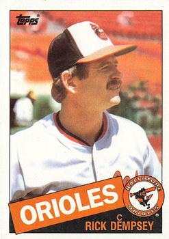 1985 Topps #521 Rick Dempsey Front