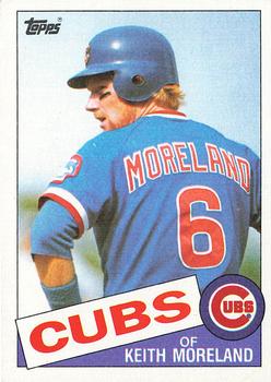 1985 Topps #538 Keith Moreland Front