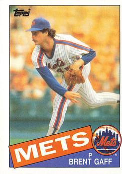 1985 Topps #546 Brent Gaff Front