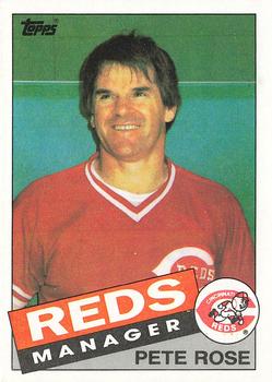 1985 Topps #547 Pete Rose Front