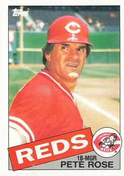 1985 Topps #600 Pete Rose Front