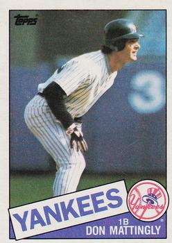 1985 Topps #665 Don Mattingly Front