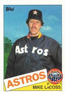 1985 Topps #666 Mike LaCoss Front