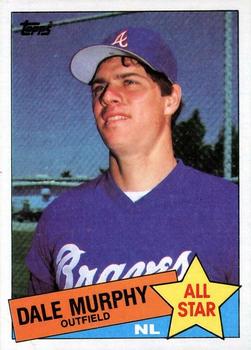 1985 Topps #716 Dale Murphy Front