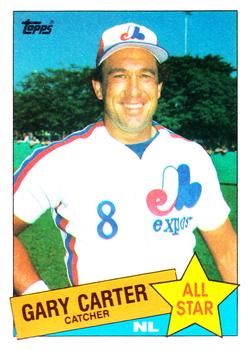 1985 Topps #719 Gary Carter Front