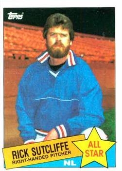 1985 Topps #720 Rick Sutcliffe Front