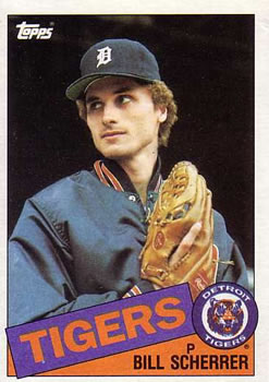 1985 Topps #586 Bill Scherrer Front