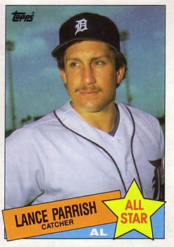 1985 Topps #708 Lance Parrish Front