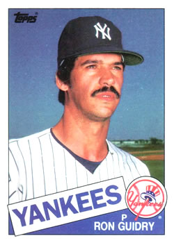1985 Topps #790 Ron Guidry Front