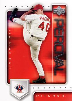 2003 Upper Deck Post #1 Troy Percival Front