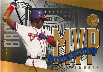 1994 Leaf - MVP Contender Gold Collection #NL10 Fred McGriff Front