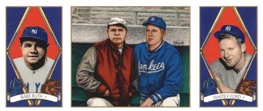 1993 Upper Deck All-Time Heroes #152 Babe Ruth / Whitey Ford Front
