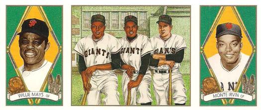 1993 Upper Deck All-Time Heroes #163 Willie Mays / Monte Irvin Front