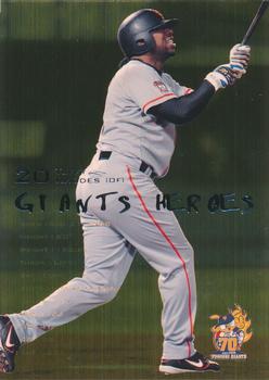 2004 BBM Yomiuri Giants 70th Anniversary - Giants Heroes #GH11 Tuffy Rhodes Front