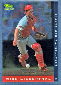 1993 Classic Best - Young Guns #YG8 Mike Lieberthal Front