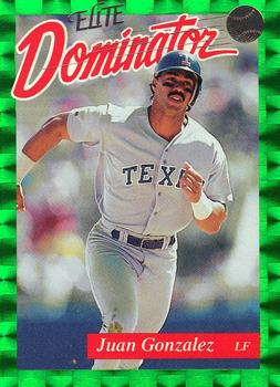 1993 Donruss - Elite Dominators #11 Juan Gonzalez Front