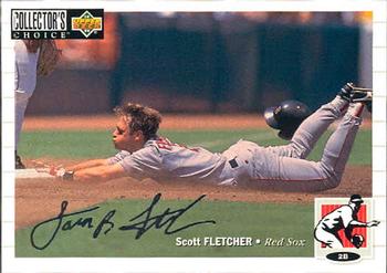 1994 Collector's Choice - Silver Signature #103 Scott Fletcher Front