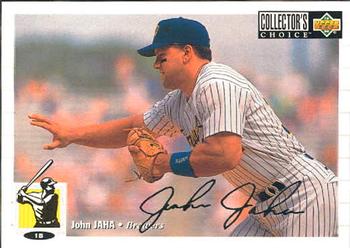 1994 Collector's Choice - Silver Signature #146 John Jaha Front