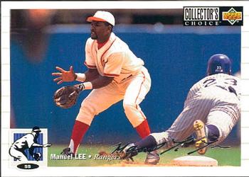 1994 Collector's Choice - Silver Signature #172 Manuel Lee Front