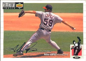 1994 Collector's Choice - Silver Signature #177 Albie Lopez Front