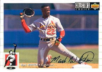 1994 Collector's Choice - Silver Signature #294 Mark Whiten Front