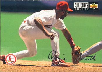 1994 Collector's Choice - Silver Signature #334 Ozzie Smith Front