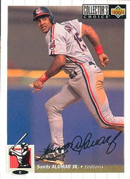 1994 Collector's Choice - Silver Signature #34 Sandy Alomar Jr. Front