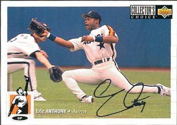 1994 Collector's Choice - Silver Signature #38 Eric Anthony Front