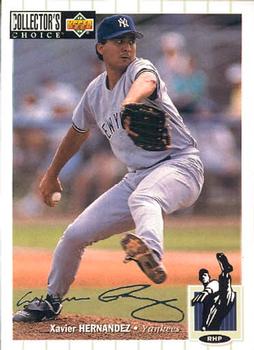 1994 Collector's Choice - Silver Signature #399 Xavier Hernandez Front