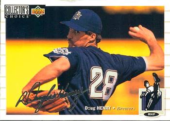 1994 Collector's Choice - Silver Signature #413 Doug Henry Front