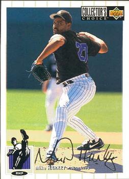 1994 Collector's Choice - Silver Signature #417 Mike Harkey Front