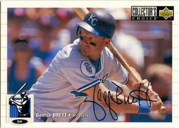 1994 Collector's Choice - Silver Signature #65 George Brett Front