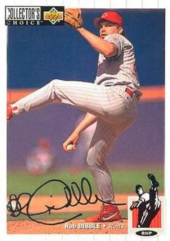 1994 Collector's Choice - Silver Signature #93 Rob Dibble Front