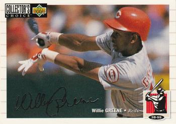 1994 Collector's Choice - Silver Signature #116 Willie Greene Front