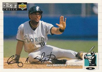 1994 Collector's Choice - Silver Signature #257 Gary Sheffield Front