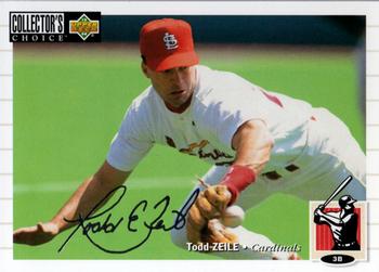 1994 Collector's Choice - Silver Signature #305 Todd Zeile Front