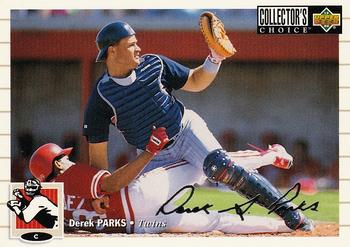 1994 Collector's Choice - Silver Signature #378 Derek Parks Front